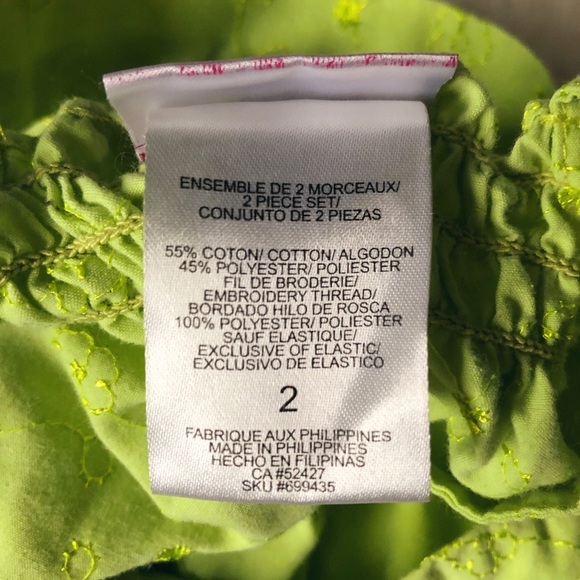 Green Peplum Top - Picture 6 of 6